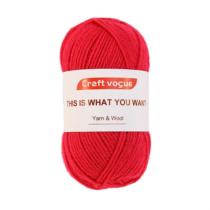 Pi bon fil lenn mouton pou Crocheting chapo