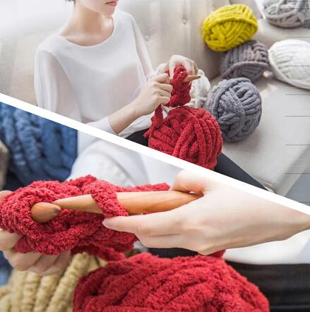 Big Chunky Knit Yarn For Blanket