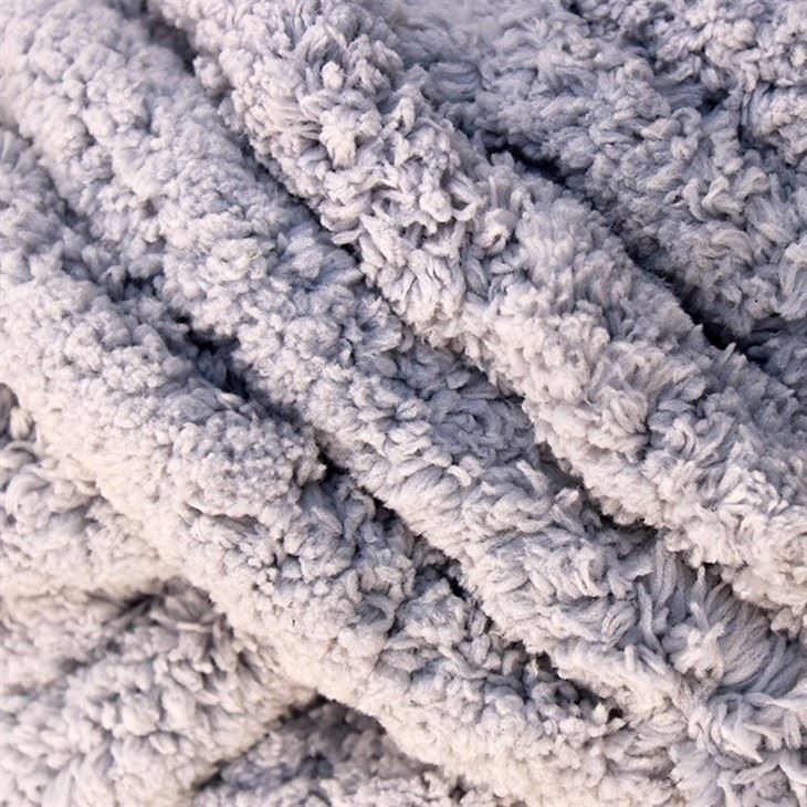 finger knit chunky blanket pattern