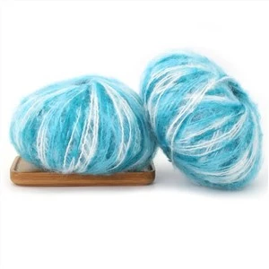 Melanje Koulè Mohair Acrylic Melanj Fil