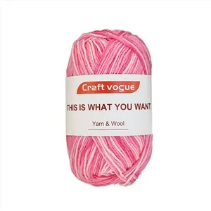 Milti koulè Worsted pwa Acrylic fil
